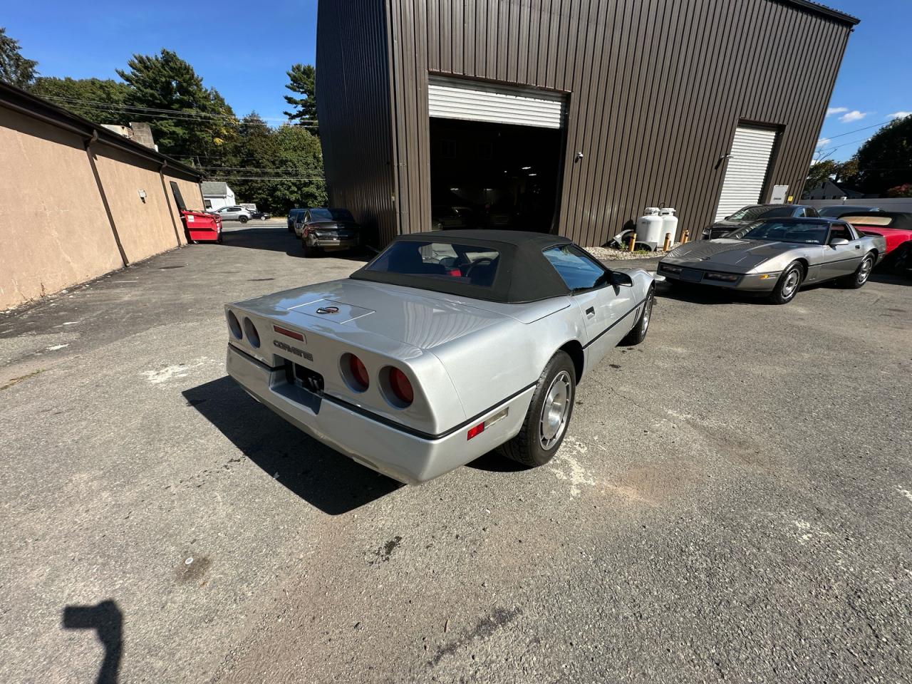 1986 Chevrolet Corvette Gray vin: 1G1YY6789G5901710