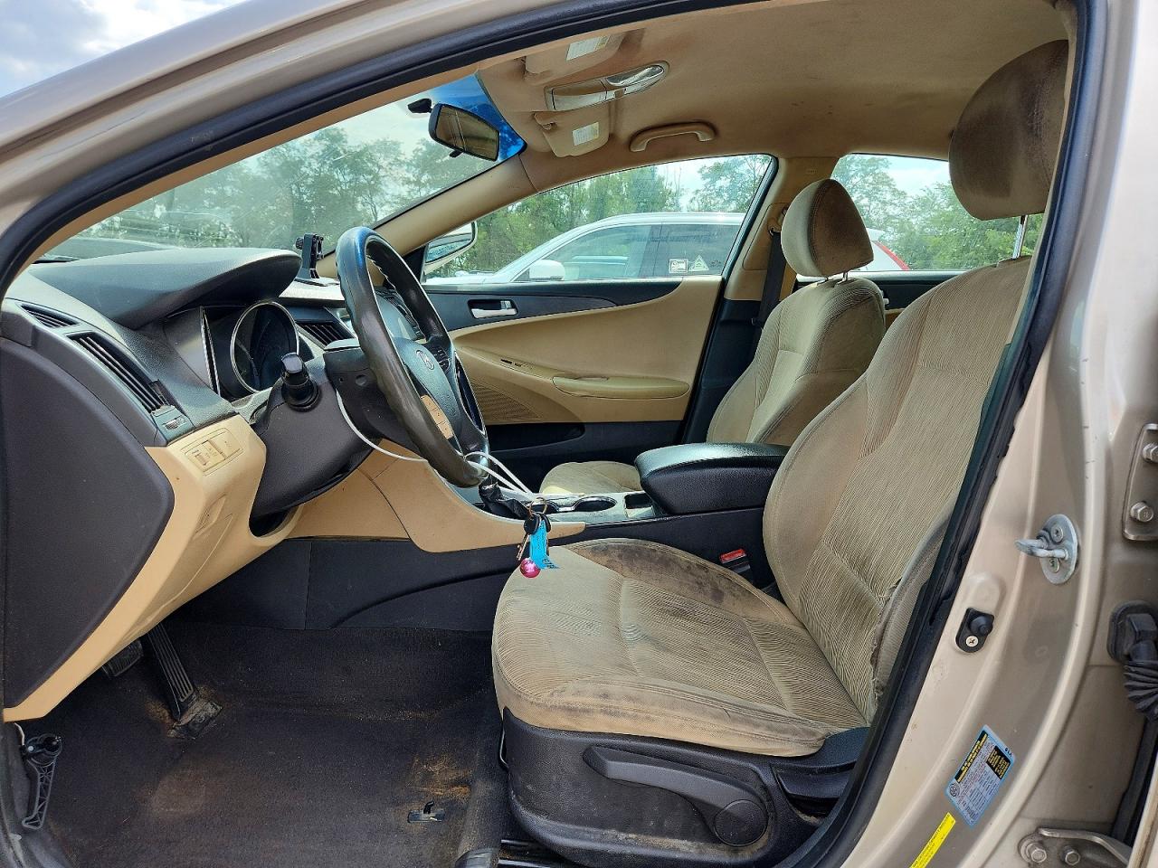 2011 Hyundai Sonata Gls Beige vin: 5NPEB4AC5BH225150