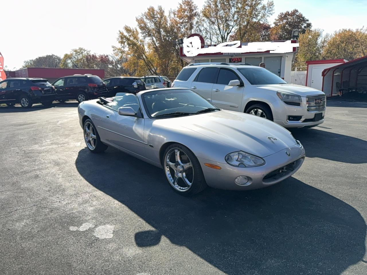 2002 Jaguar Xk8 Silver vin: SAJDA42C02NA24466