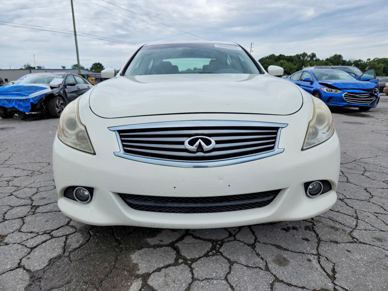 2013 Infiniti G37 Sedan X White vin: JN1CV6AR7DM357112