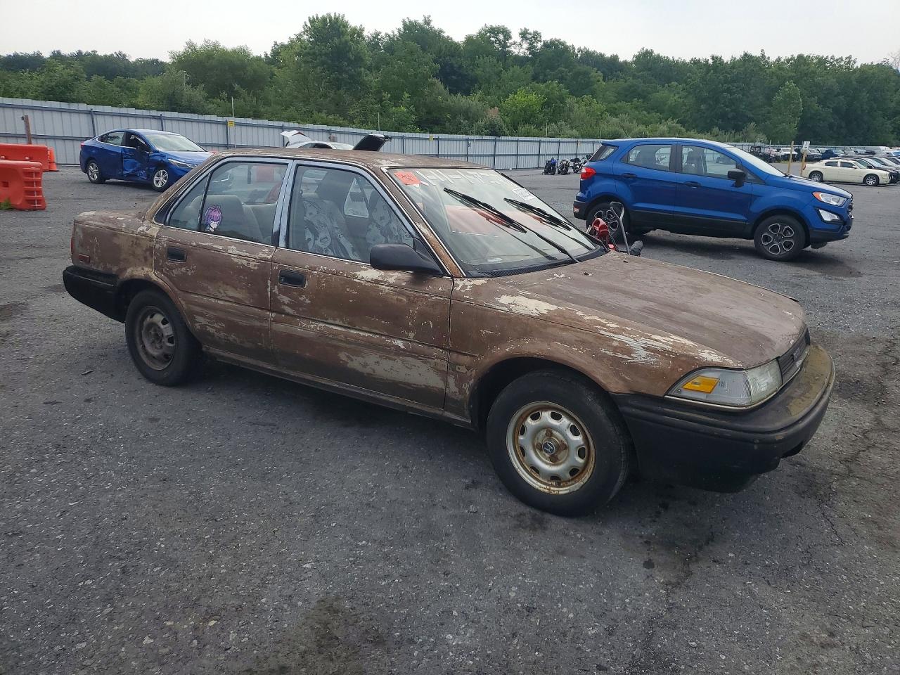 1988 Toyota Corolla Le Brown vin: JT2AE93EXJ3020346