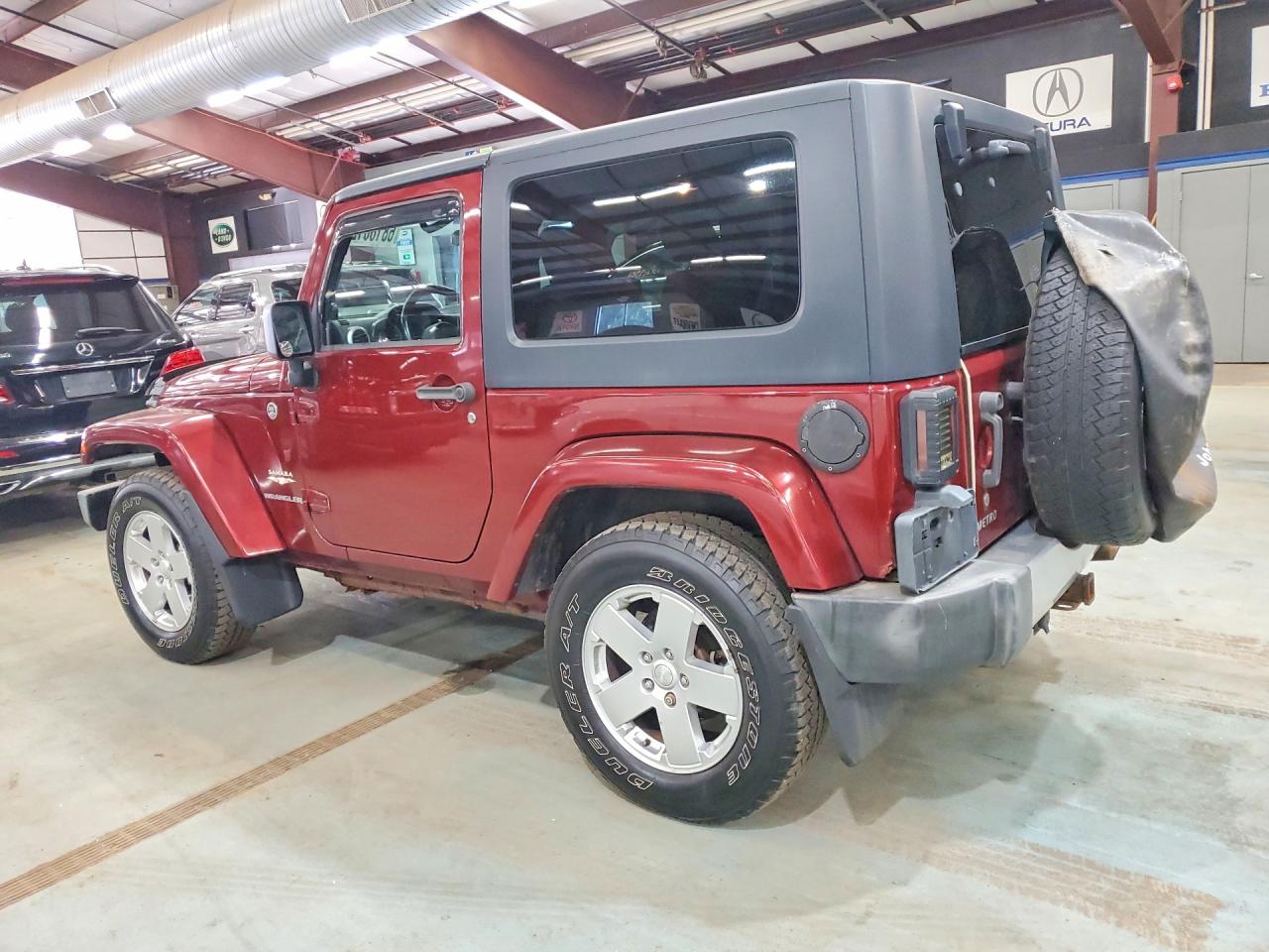 2008 Jeep Wrangler Sahara Темно-бордовый vin: 1J4FA541X8L512781