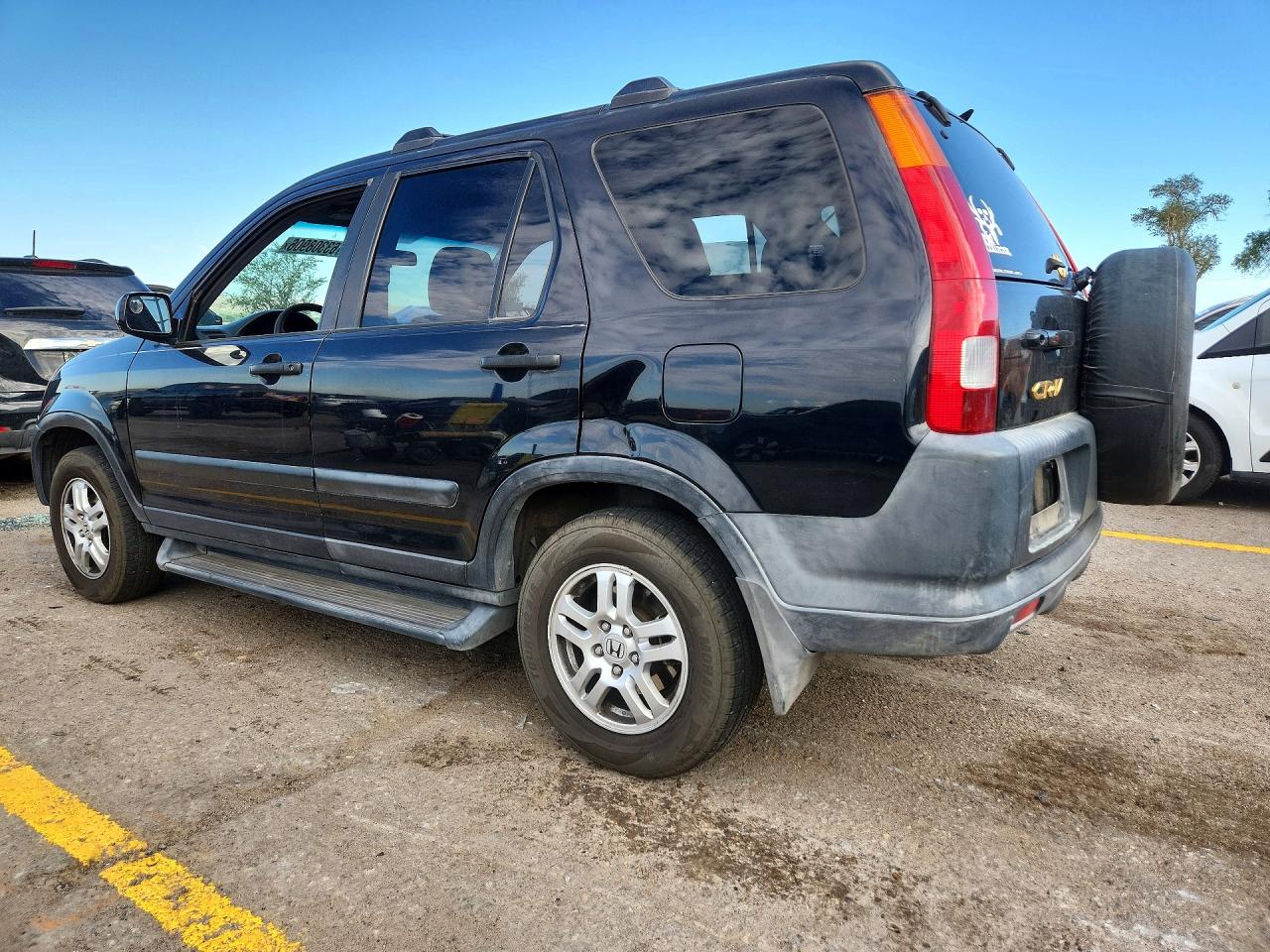 2004 Honda Cr-v Ex Black vin: JHLRD78804C023994