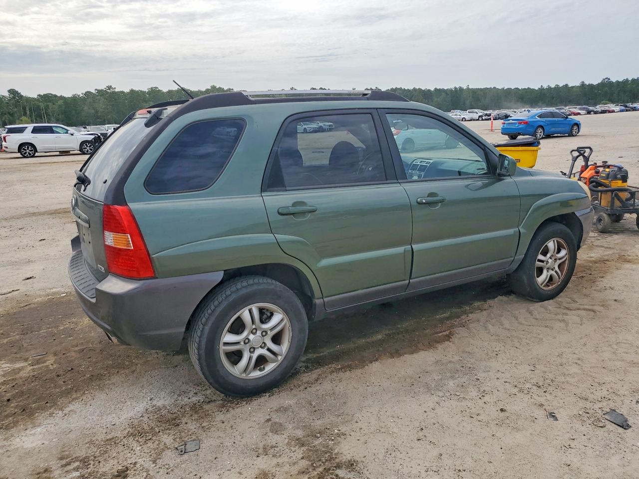 2007 Kia Sportage Lx Зеленый vin: KNDJF723577341978