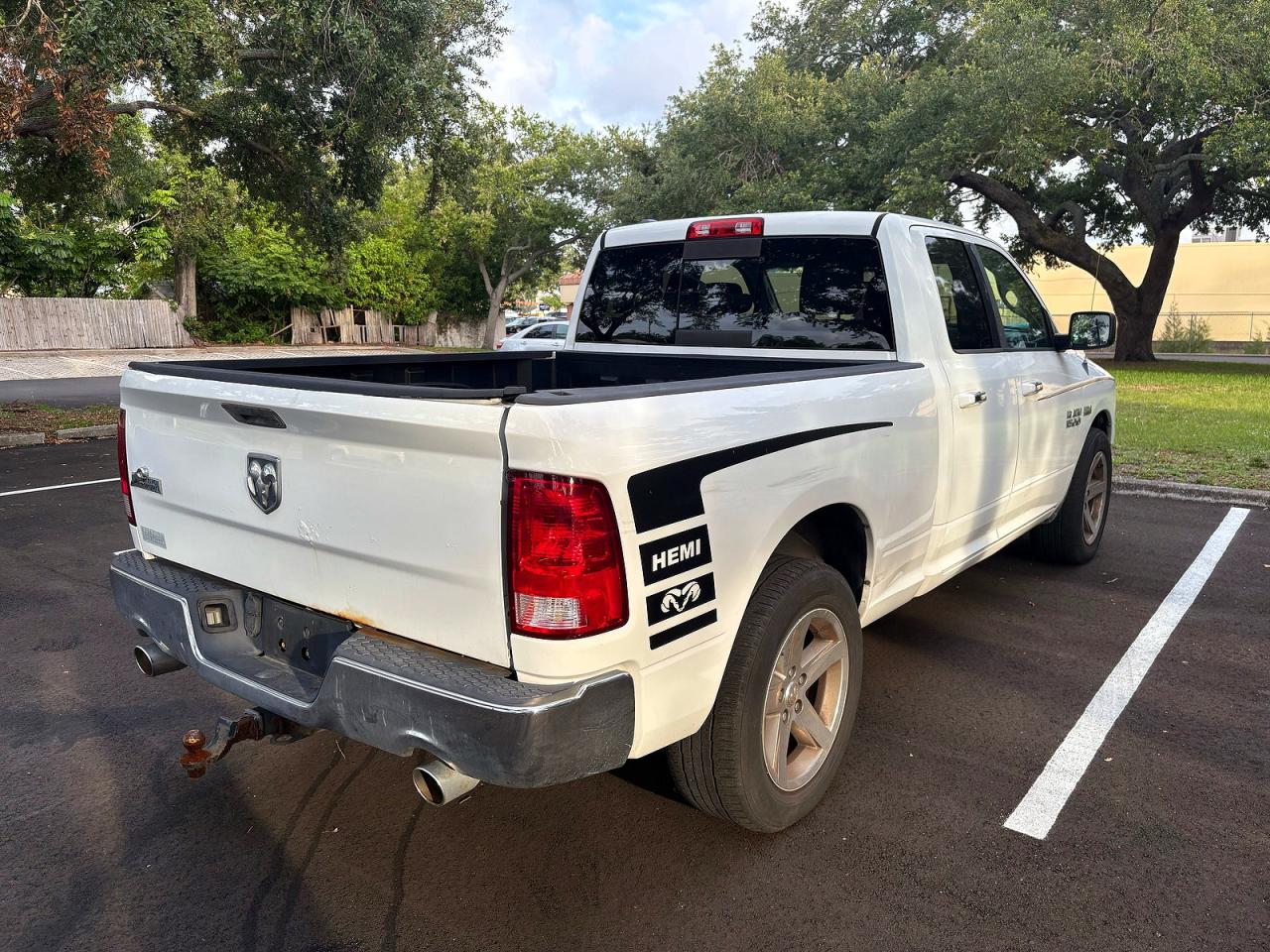 2014 Ram 1500 Slt White vin: 1C6RR6GT8ES480498