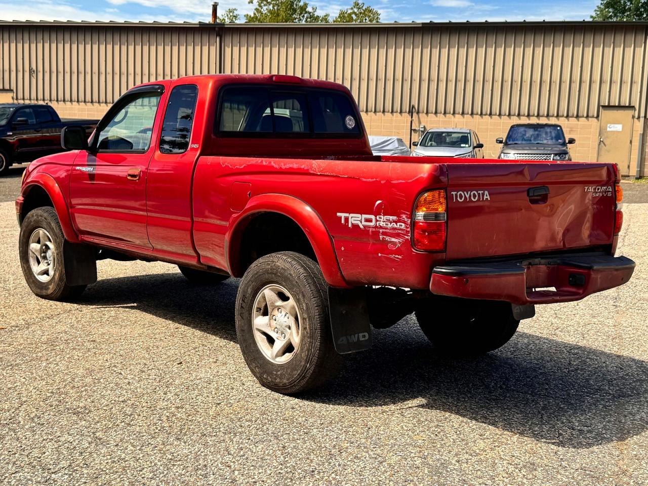 2004 Toyota Tacoma V6 Бордовый vin: 5TEWN72N14Z455443