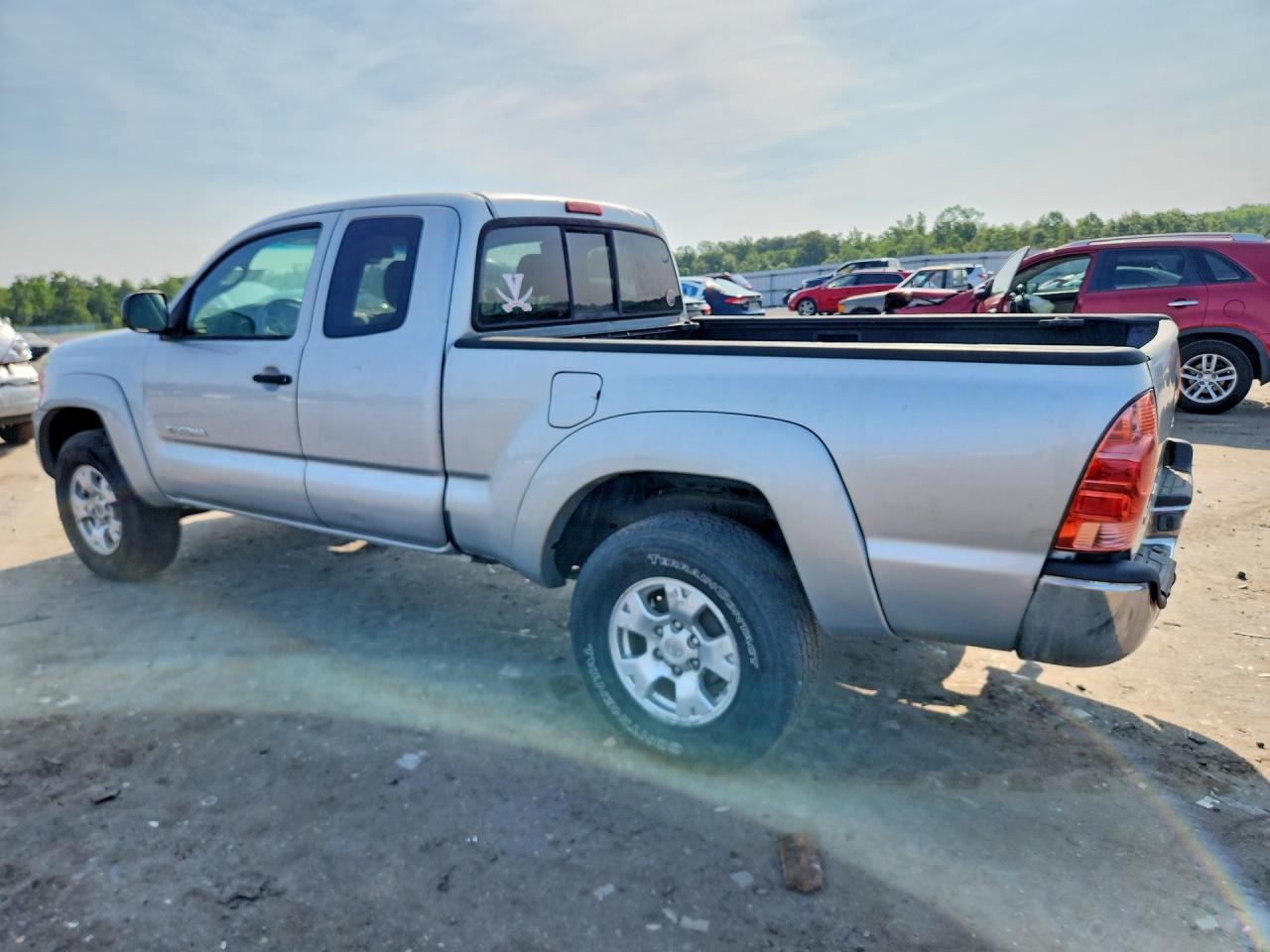 2006 Toyota Tacoma Prerunner Access Cab Silver vin: 5TETU62N46Z302445