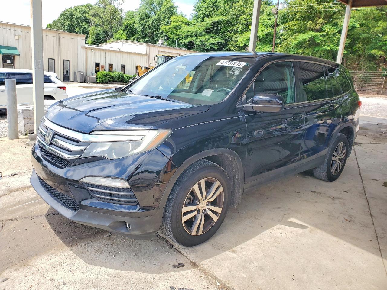 2016 Honda Pilot Ex Черный vin: 5FNYF5H49GB024458