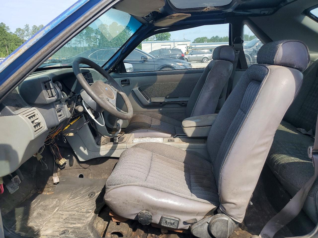 1989 Ford Mustang Lx Blue vin: 1FABP41E9KF187153