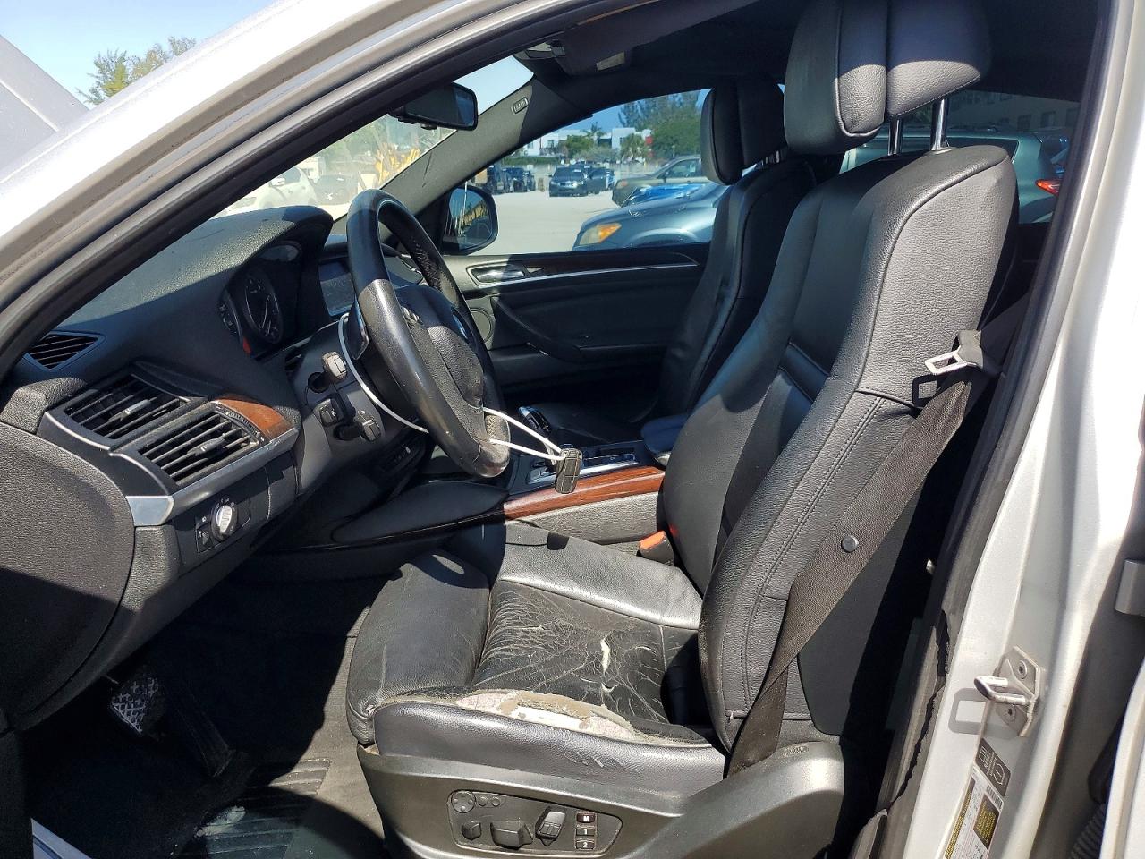 2014 Bmw X6 Xdrive35i Silver vin: 5UXFG2C53E0H09507