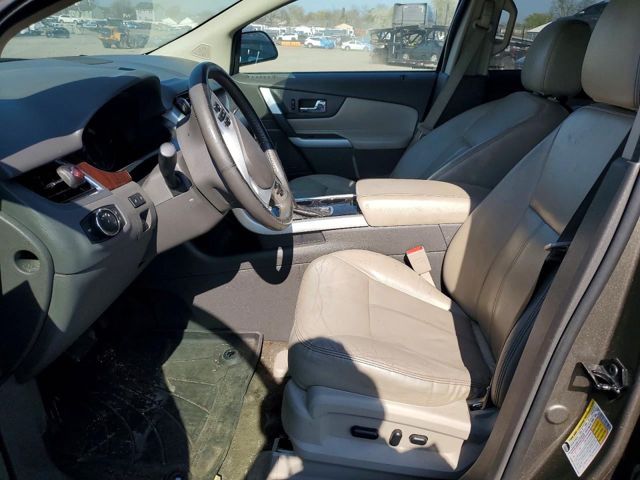 2014 Ford Edge Limited Tan vin: 2FMDK4KC2EBA68098