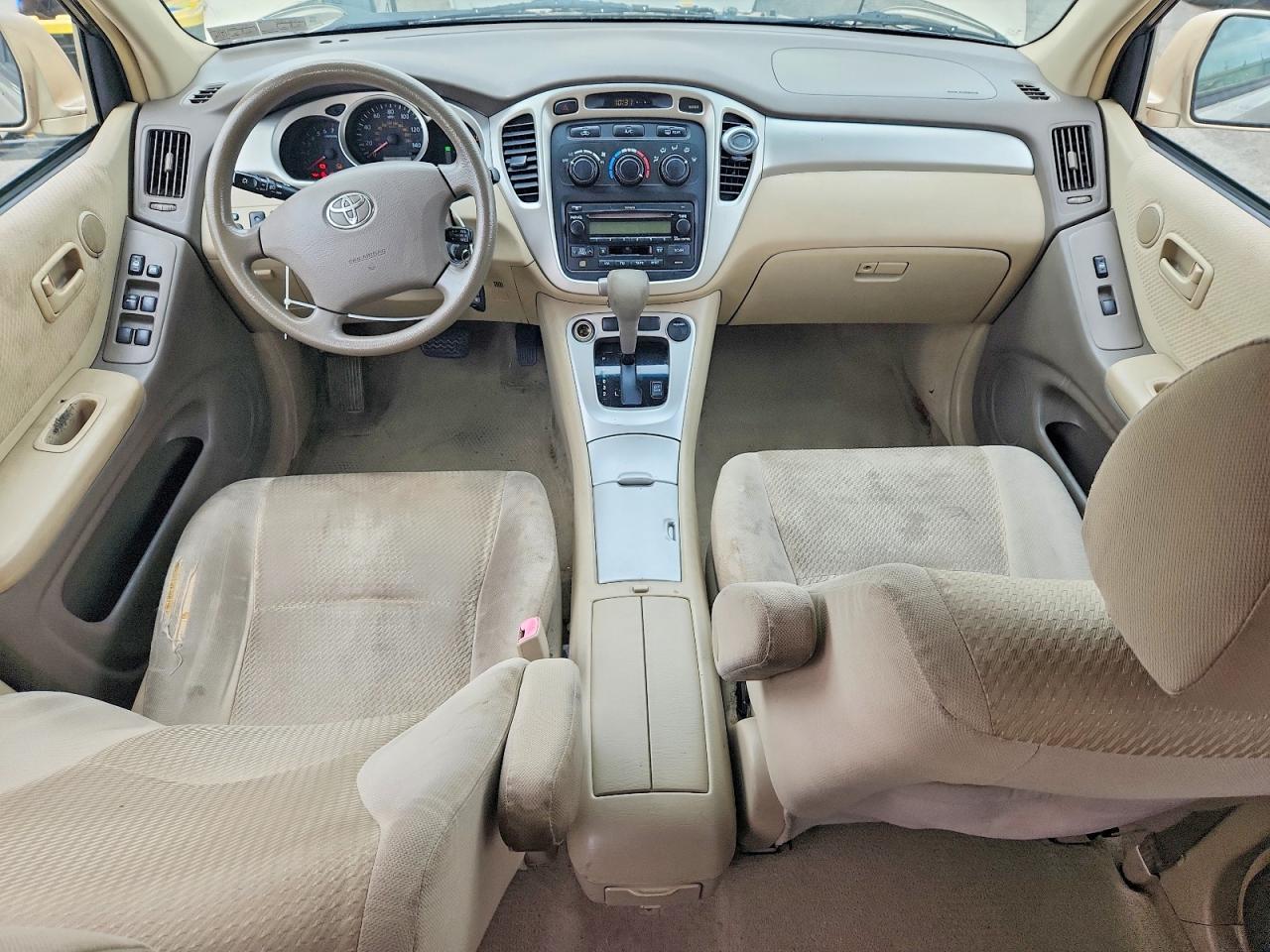 2004 Toyota Highlander Base Tan vin: JTEEP21A240059766