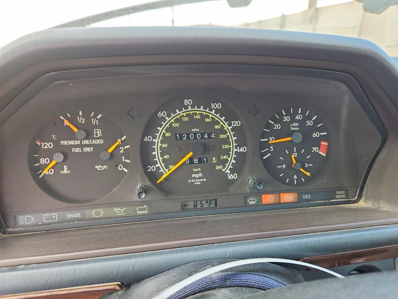 1995 Mercedes-benz E 320 Silver vin: WDBEA66E7SC185995