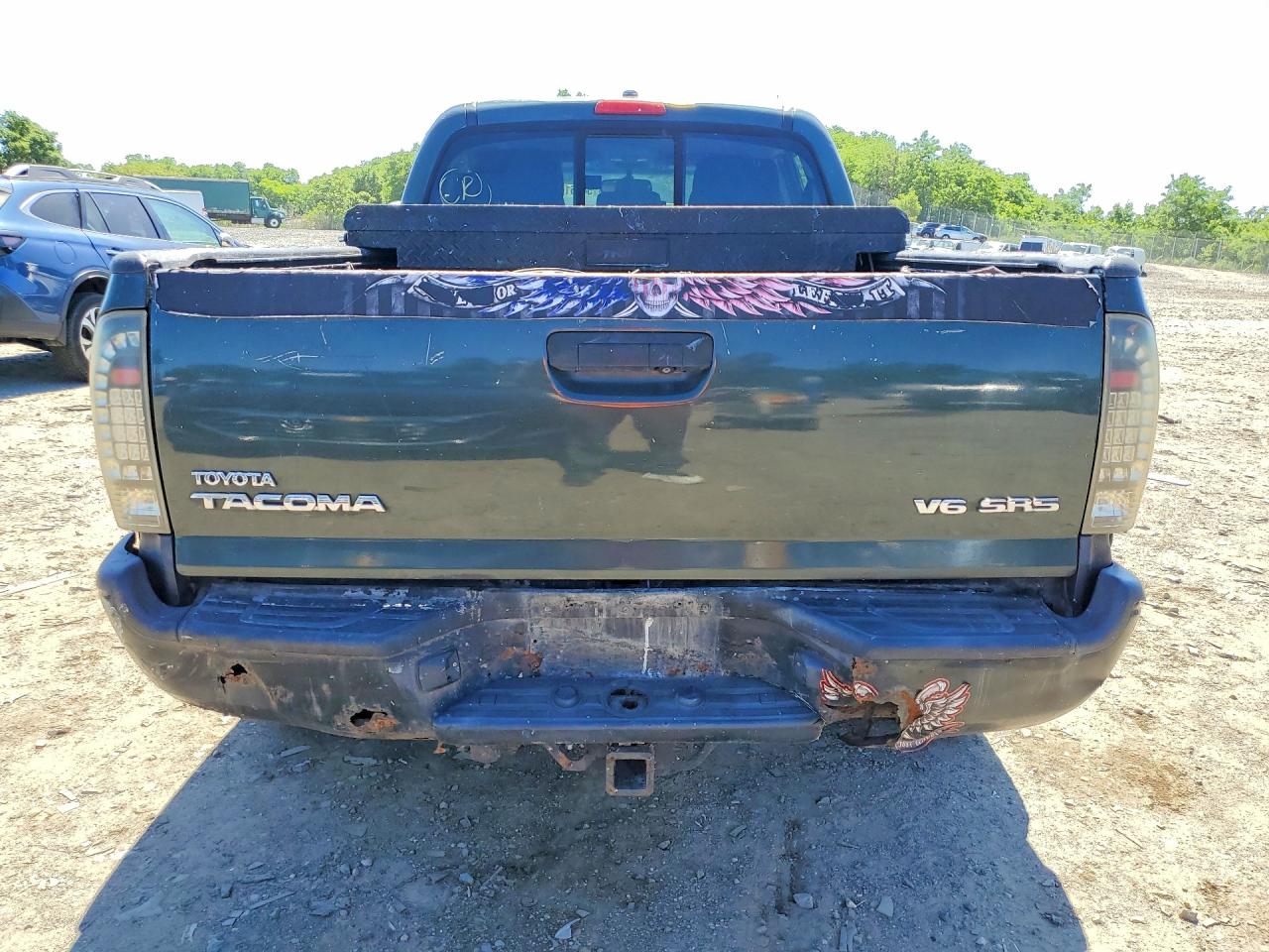 2009 Toyota Tacoma Double Cab Long Bed Green vin: 3TMMU52N99M008975