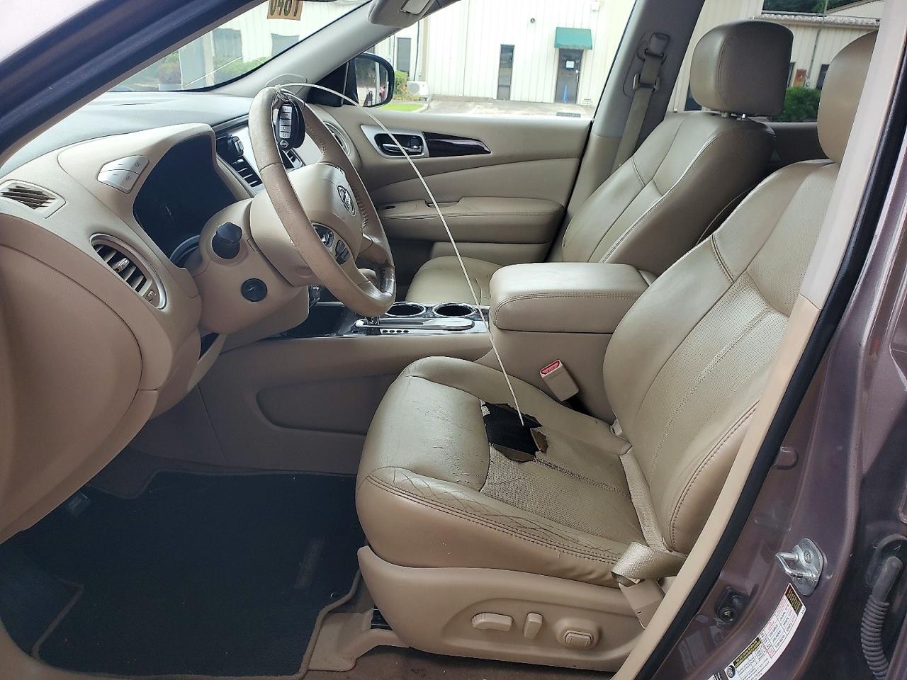 2014 Nissan Pathfinder S Коричневый vin: 5N1AR2MN7EC650599