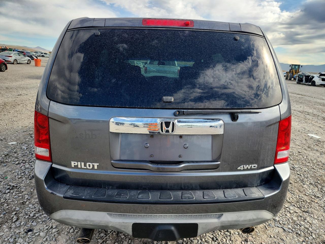 2012 Honda Pilot Ex Gray vin: 5FNYF4H42CB004315