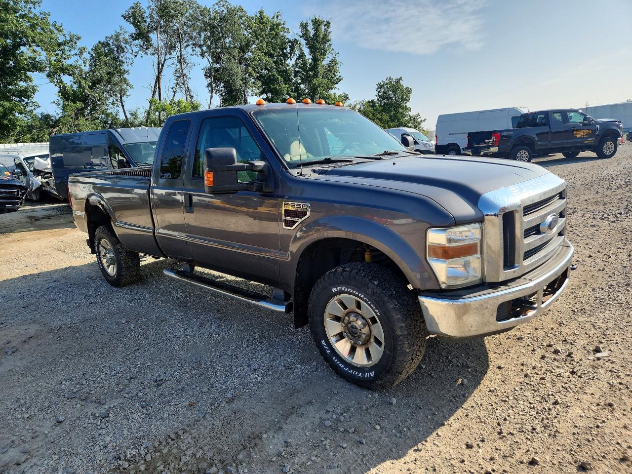 2008 Ford F350 Srw Super Duty Gray vin: 1FTWX31R38EB61963