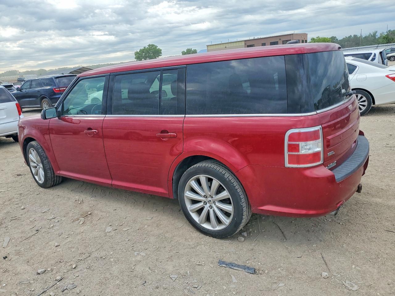 2013 Ford Flex Sel Red vin: 2FMGK5C86DBD32242