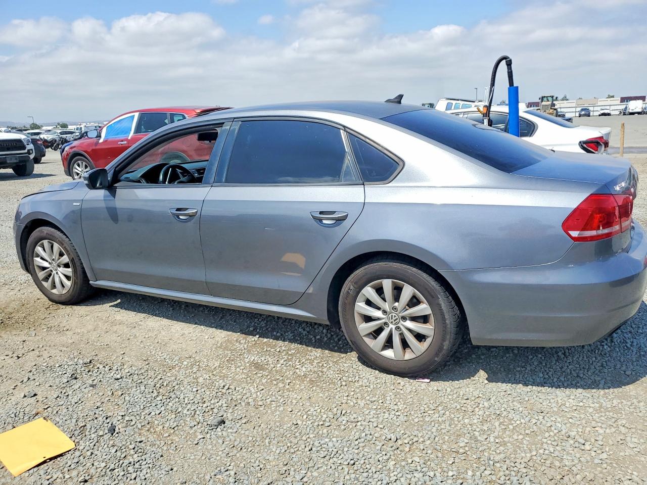 2014 Volkswagen Passat S Gray vin: 1VWAT7A38EC070264