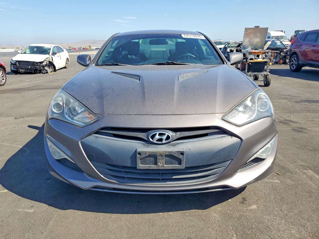 2013 Hyundai Genesis Coupe 2.0t Gray vin: KMHHT6KD5DU099115