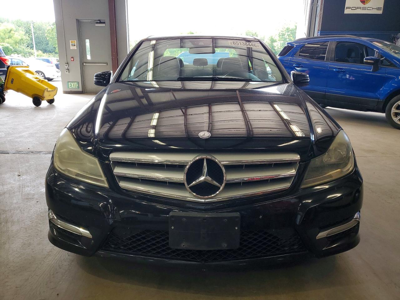2012 Mercedes-benz C 300 4matic Black vin: WDDGF8BB2CA704943