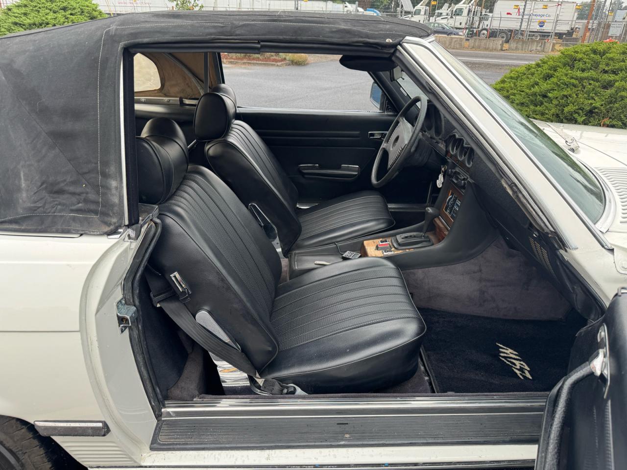 1979 Mercedes Benz 450 Sl White vin: 10704412049521