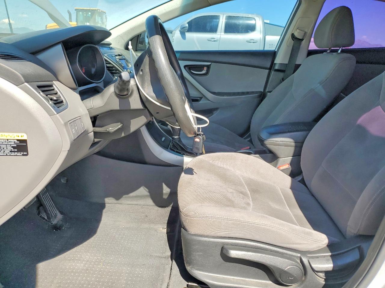 2014 Hyundai Elantra Se Серебряный vin: KMHDH4AE3EU184700