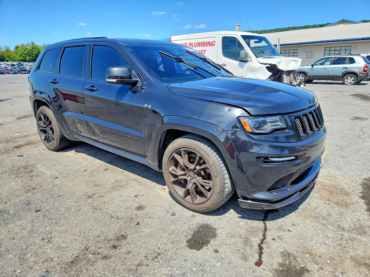 2014 Jeep Grand Cherokee Srt-8 Black vin: 1C4RJFDJ9EC555495