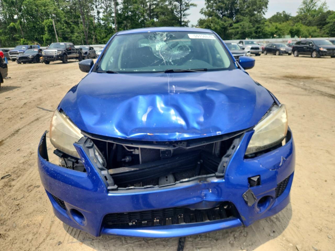2013 Nissan Sentra S Синий vin: 3N1AB7AP7DL647462