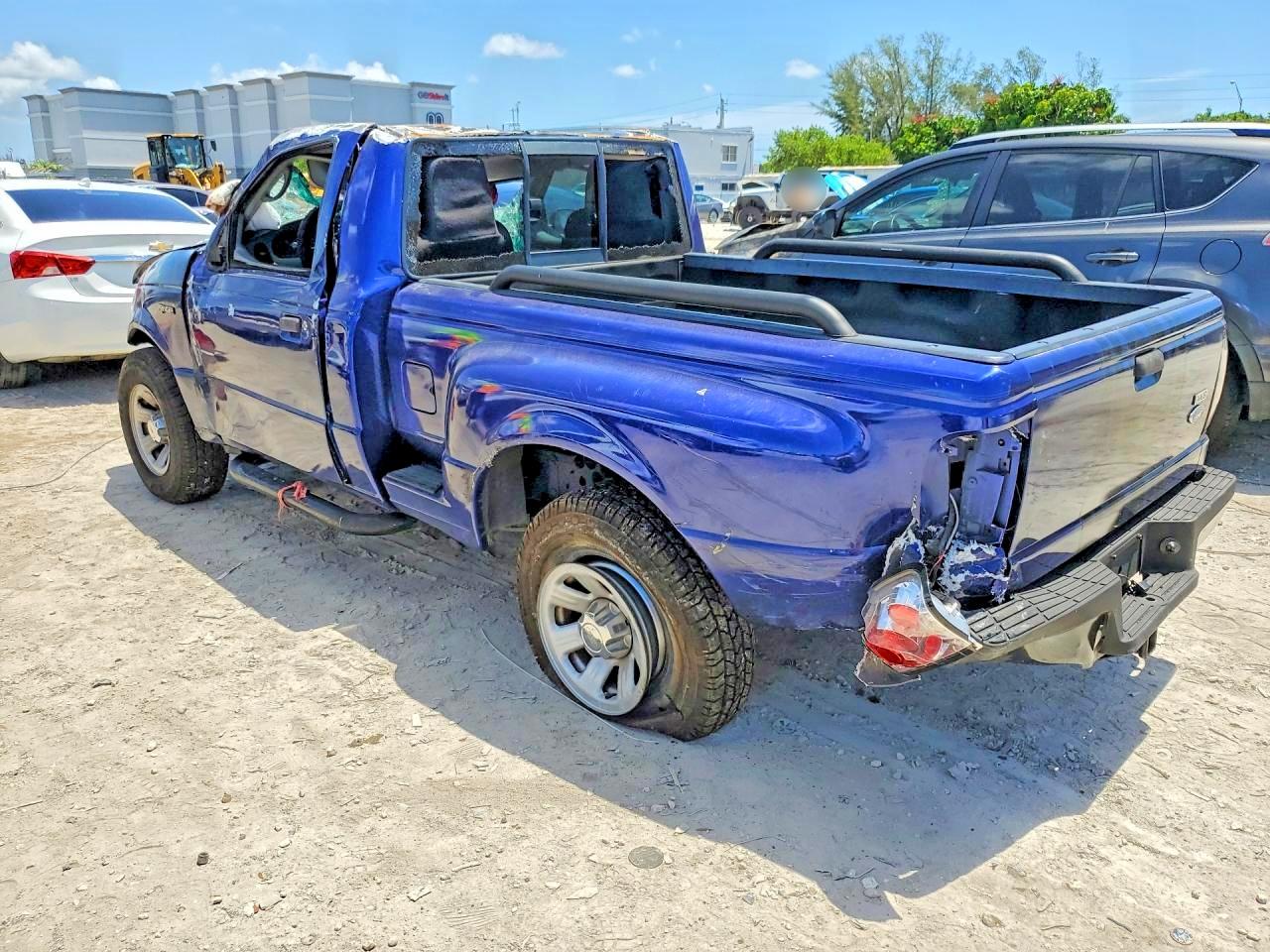 2004 Ford Ranger Blue vin: 1FTYR10U04PA76221