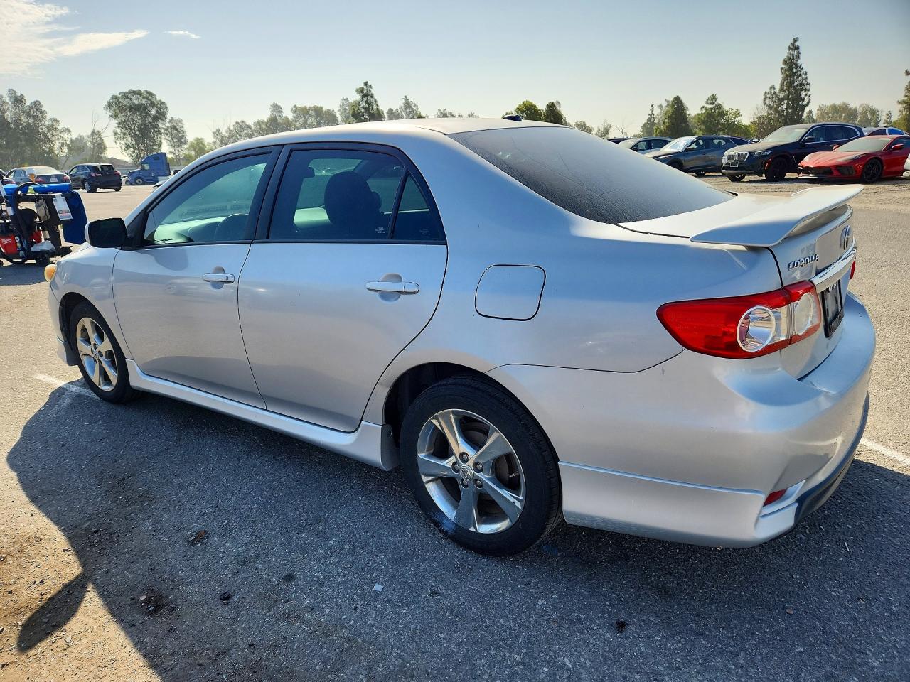 2011 Toyota Corolla S Silver vin: 2T1BU4EE5BC613698