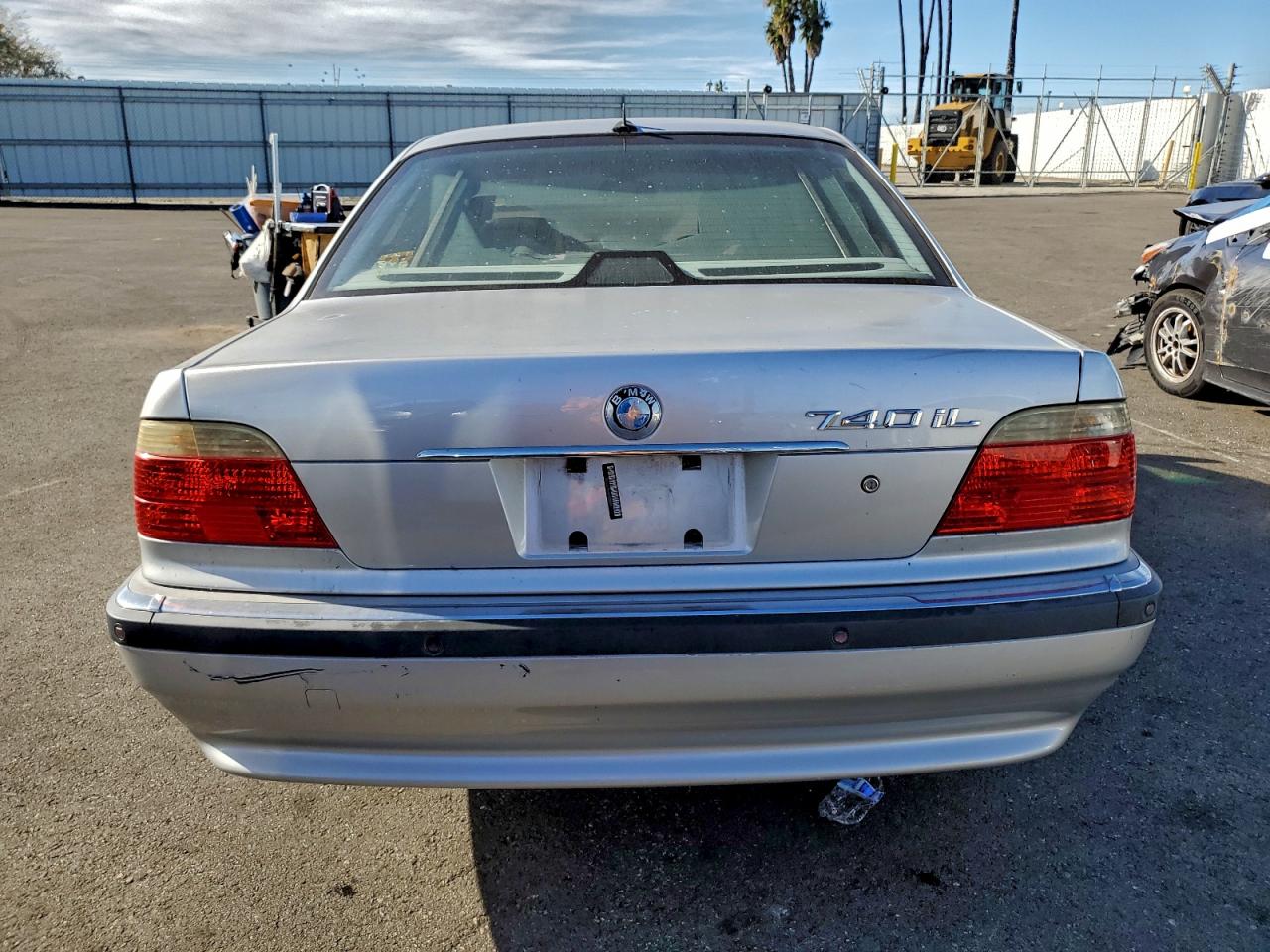 2001 Bmw 740 Il Silver vin: WBAGH83461DP18101