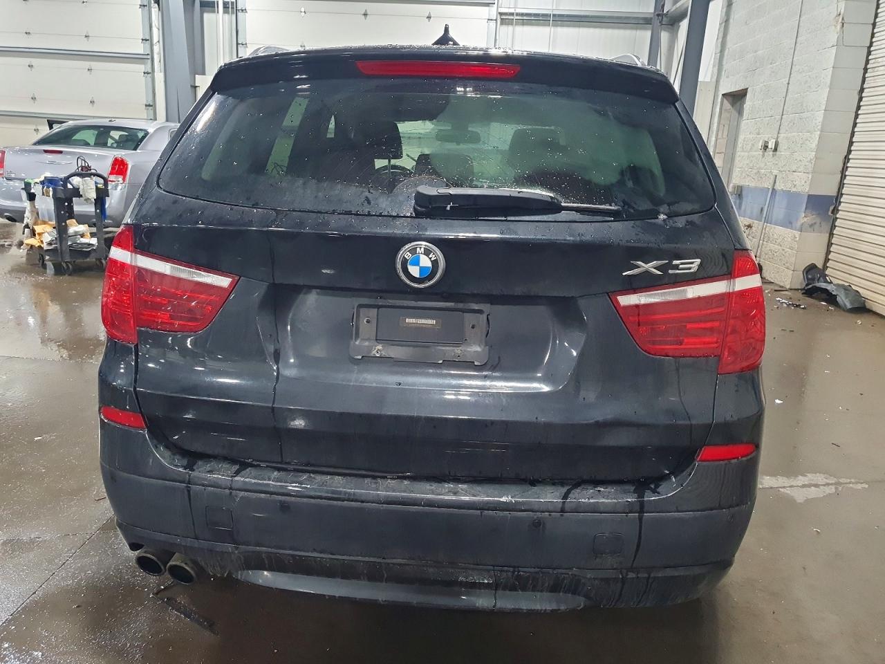 2014 Bmw X3 Black vin: 5UXWX9C58E0D43391