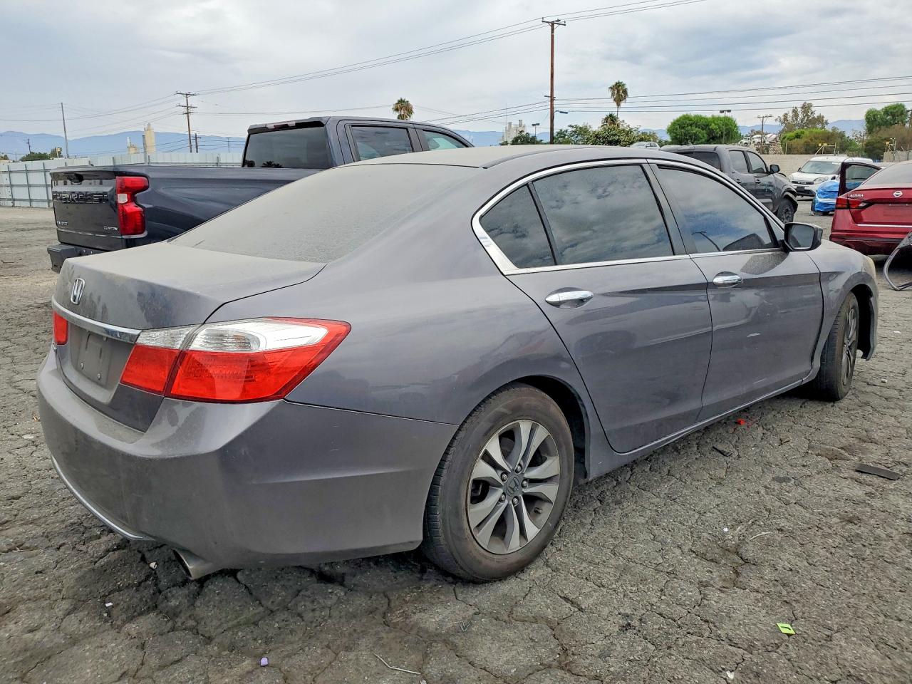 2013 Honda Accord Lx Gray vin: 1HGCR2E30DA098384