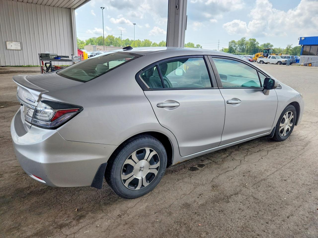 2013 Honda Civic Hybrid Silver vin: 19XFB4F25DE003154
