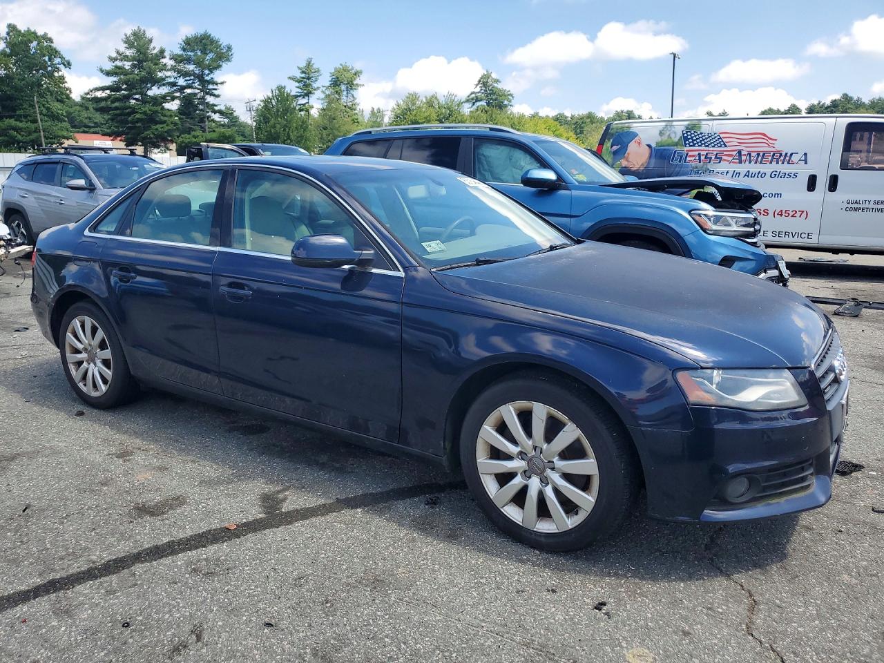 2010 Audi A4 Premium Plus Синий vin: WAUFFAFL8AN014360