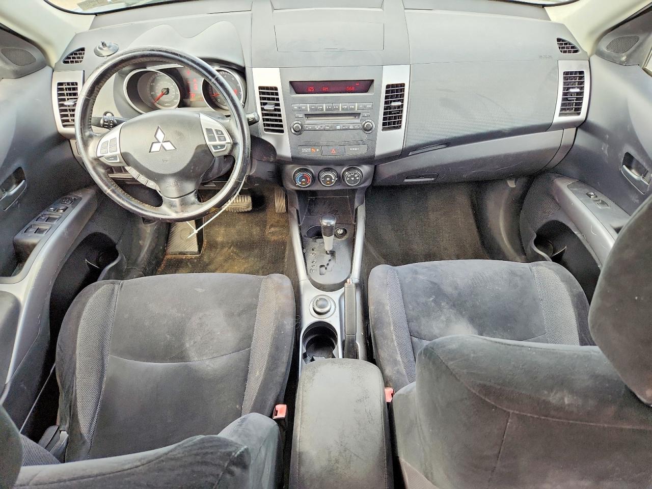 2007 Mitsubishi Outlander Ls Silver vin: JA4MT31X67U011541
