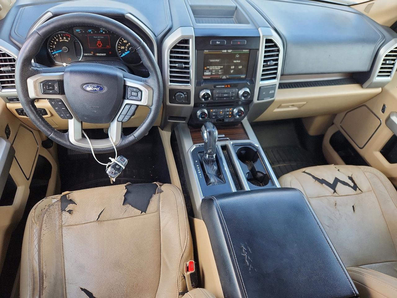 2015 Ford F150 Supercrew White vin: 1FTEW1CF7FKE36772