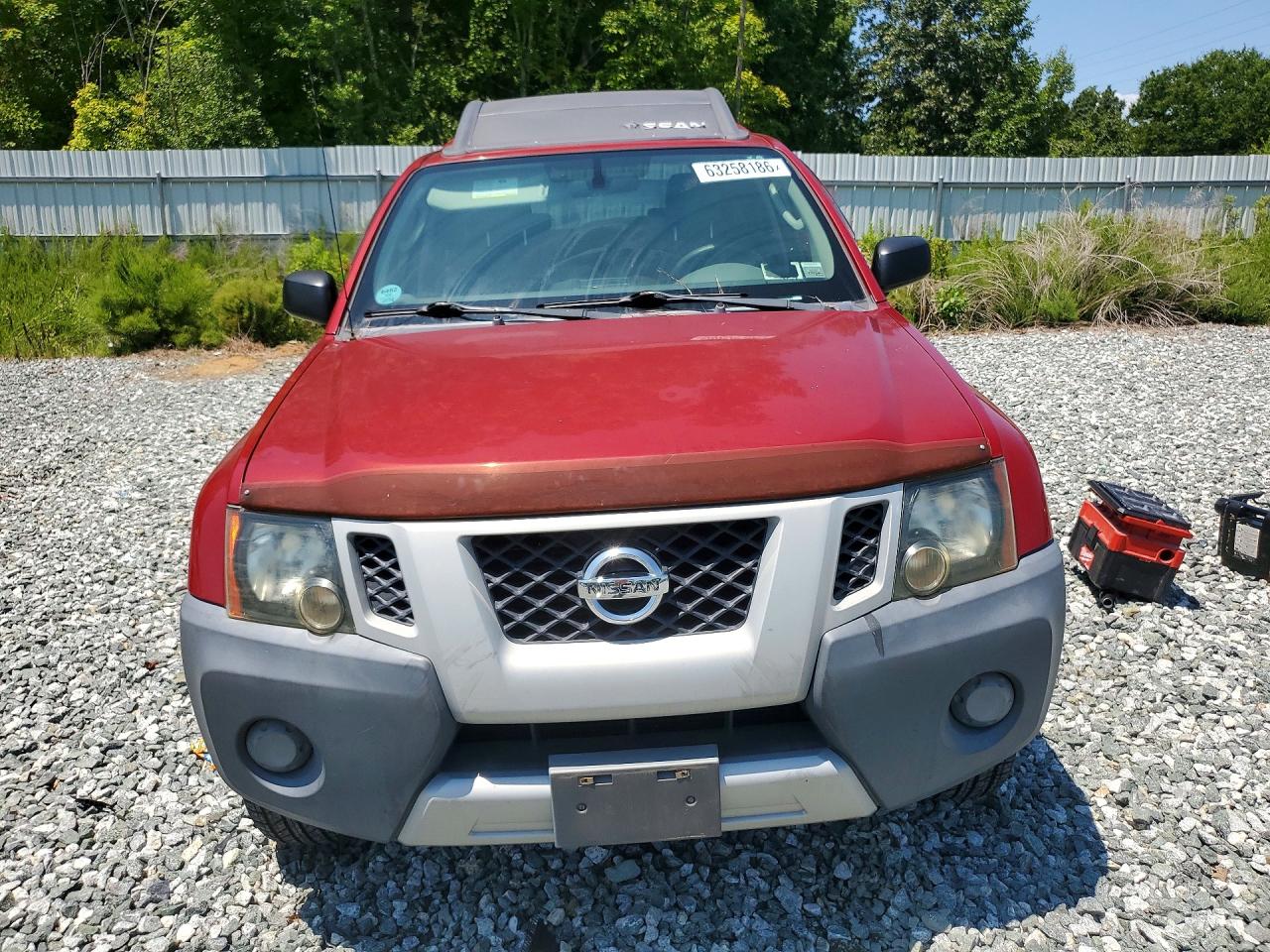 2011 Nissan Xterra X Red vin: 5N1AN0NW9BC515255