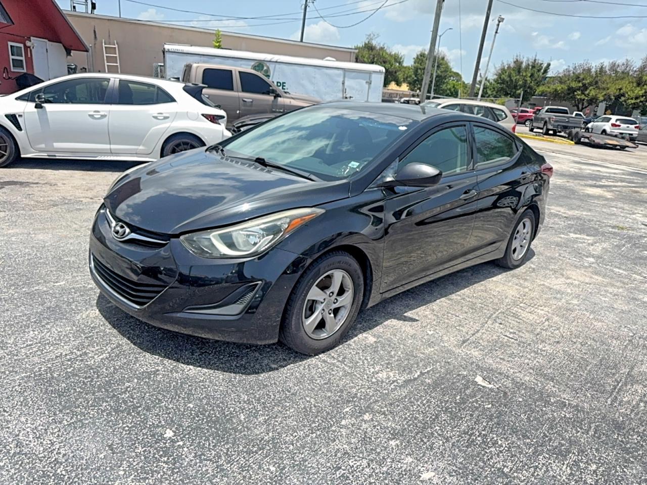 2014 Hyundai Elantra Se Черный vin: 5NPDH4AE1EH489689