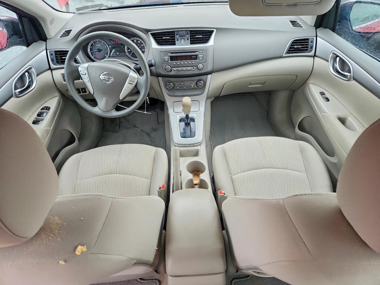 2014 Nissan Sentra Sv Красный vin: 3N1AB7AP9EY294260