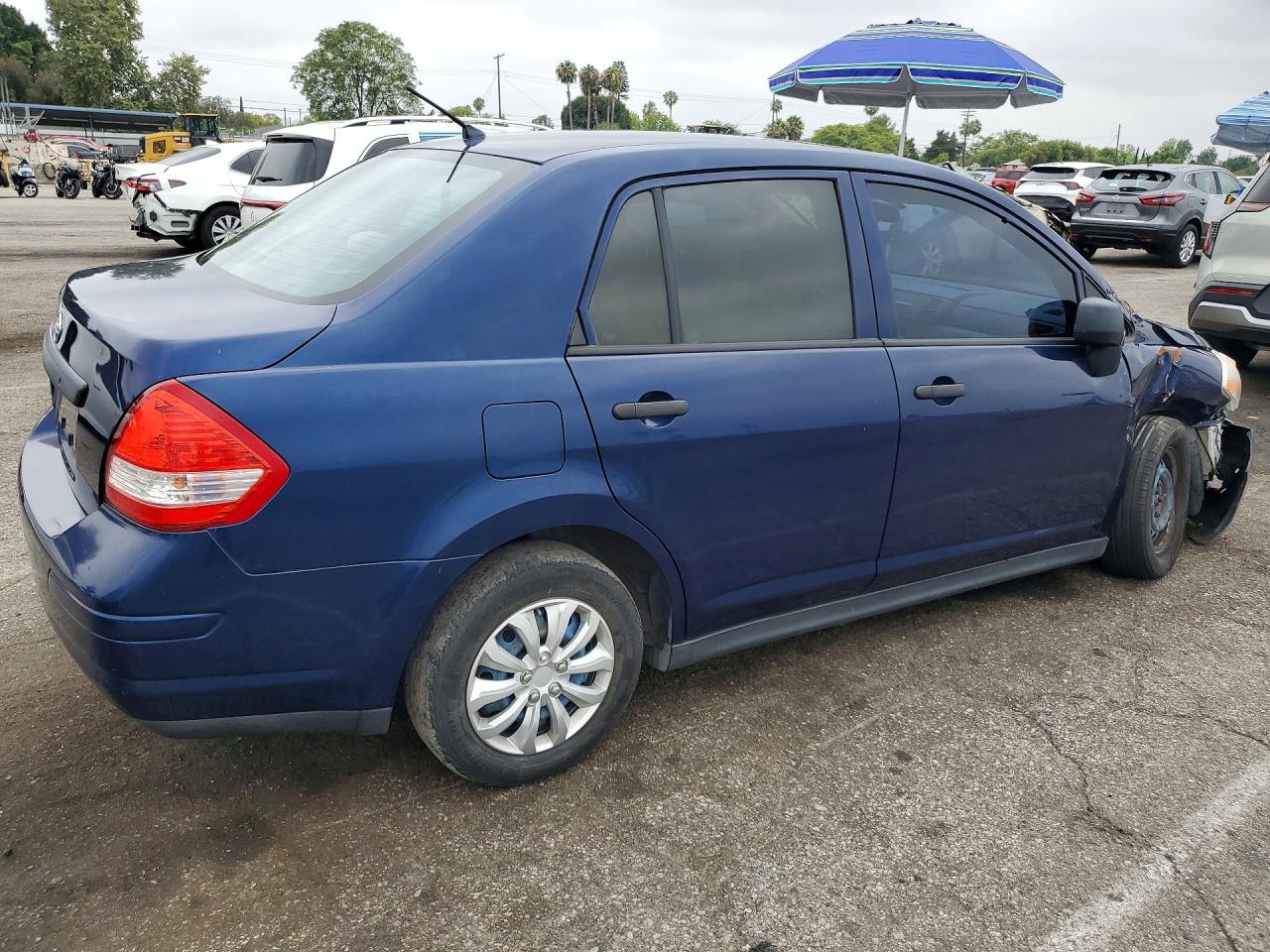2011 Nissan Versa 1.6 Base Blue vin: 3N1CC1AP5BL378250