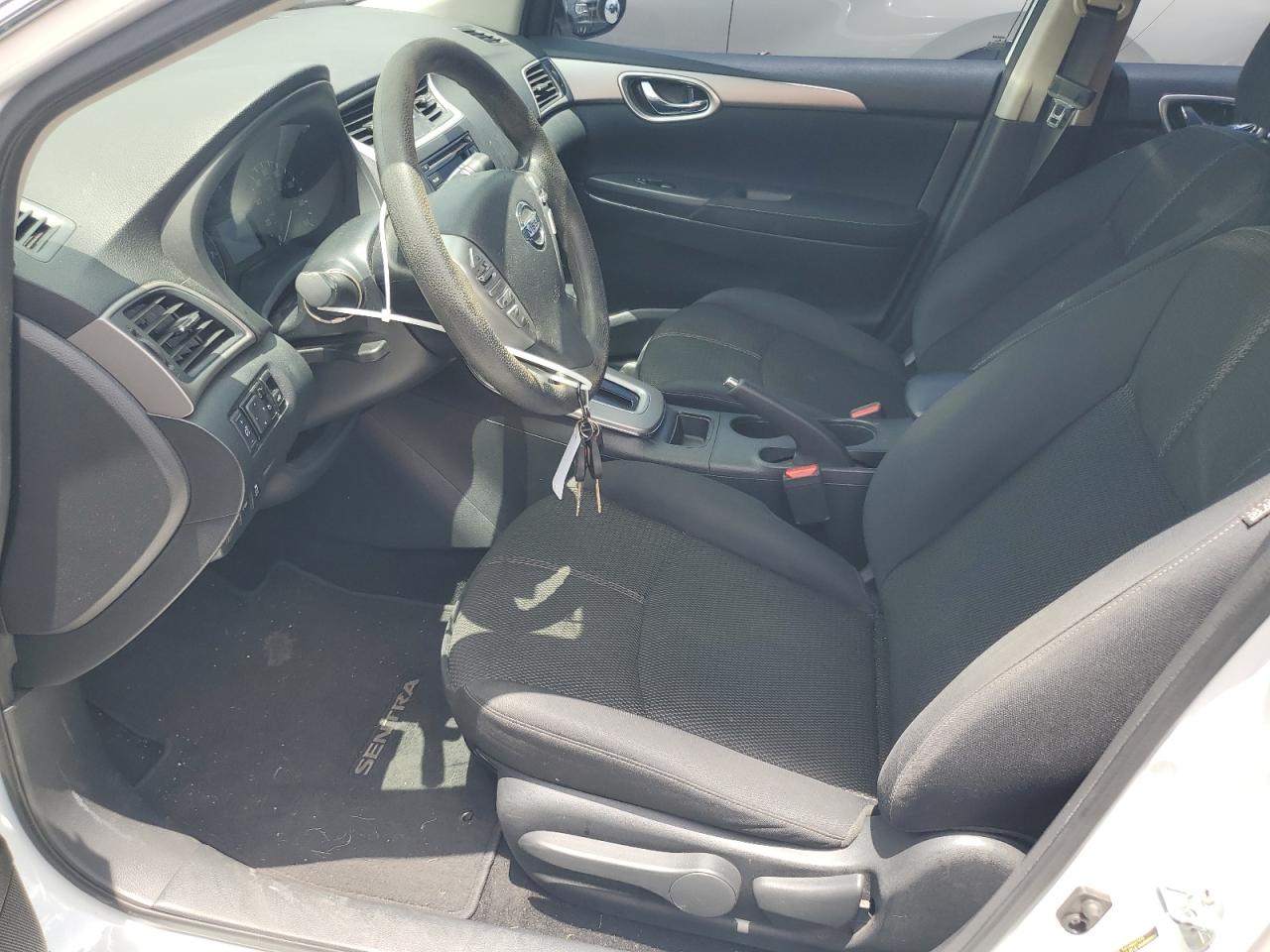 2015 Nissan Sentra S White vin: 3N1AB7AP4FY313590