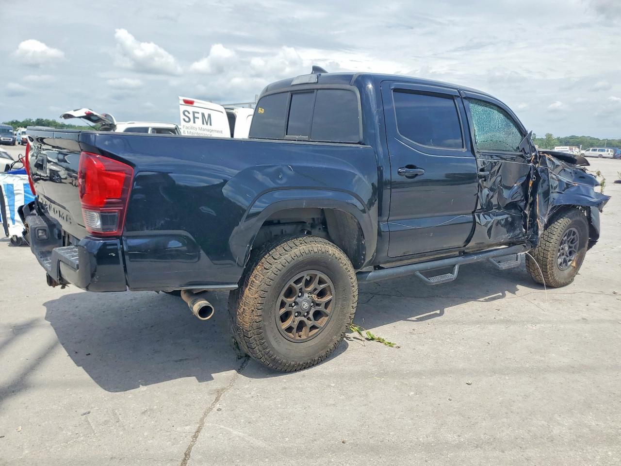 2019 Toyota Tacoma Sr V6 Черный vin: 3TMCZ5ANXKM225794