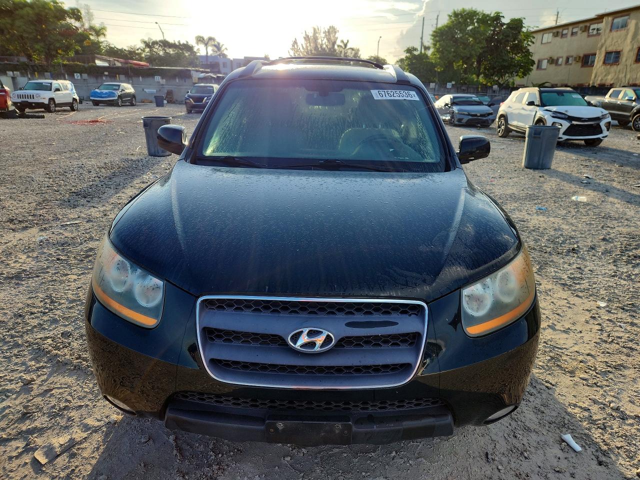 2009 Hyundai Santa Fe Se Черный vin: 5NMSH73E49H287289