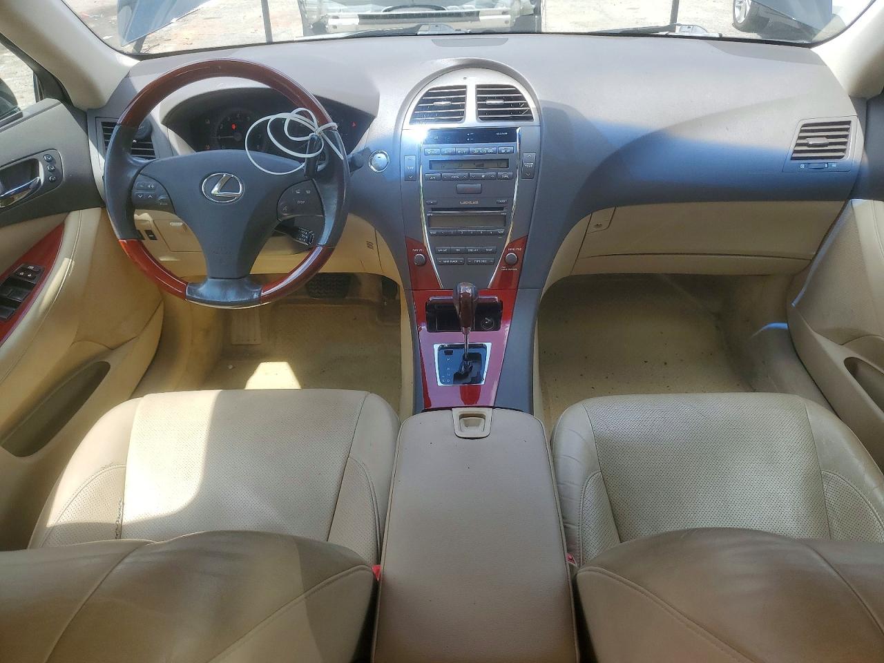 2009 Lexus Es 350 Black vin: JTHBJ46G192332403