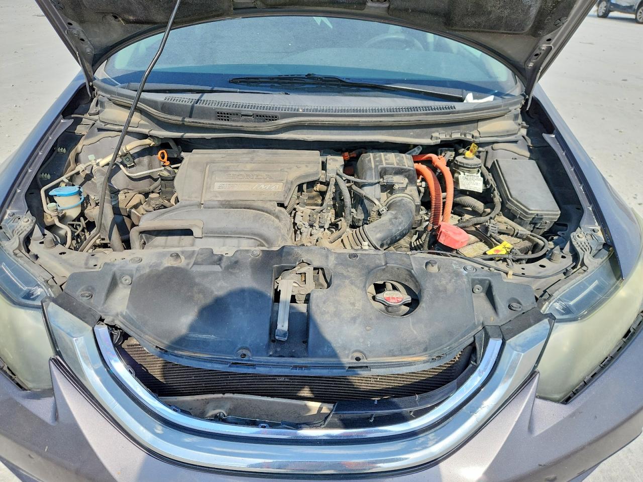 2015 Honda Civic Hybrid Gray vin: 19XFB4F23FE001390