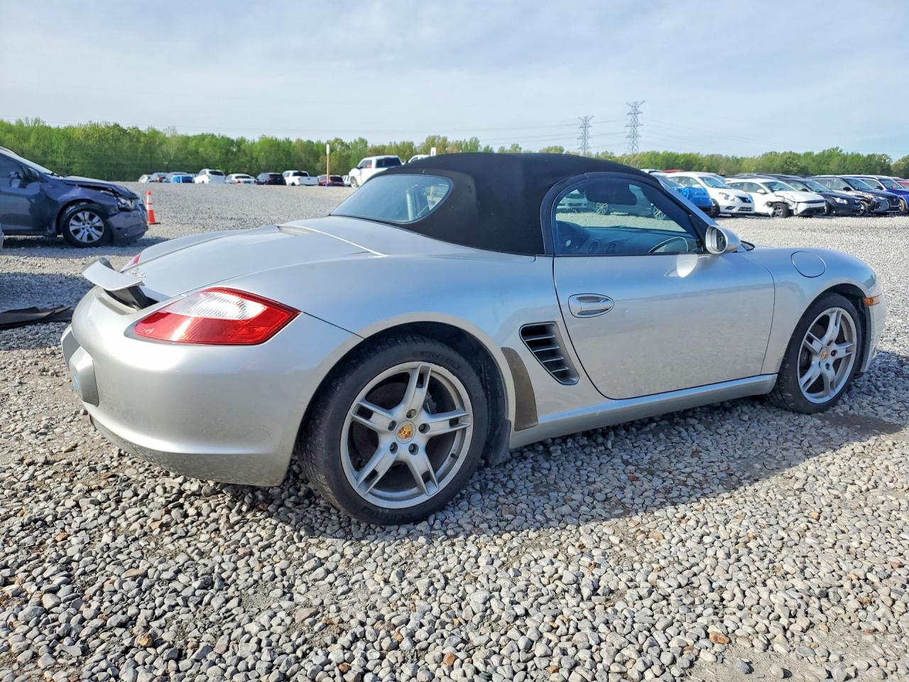 2006 Porsche Boxster Silver vin: WP0CA29896U712944