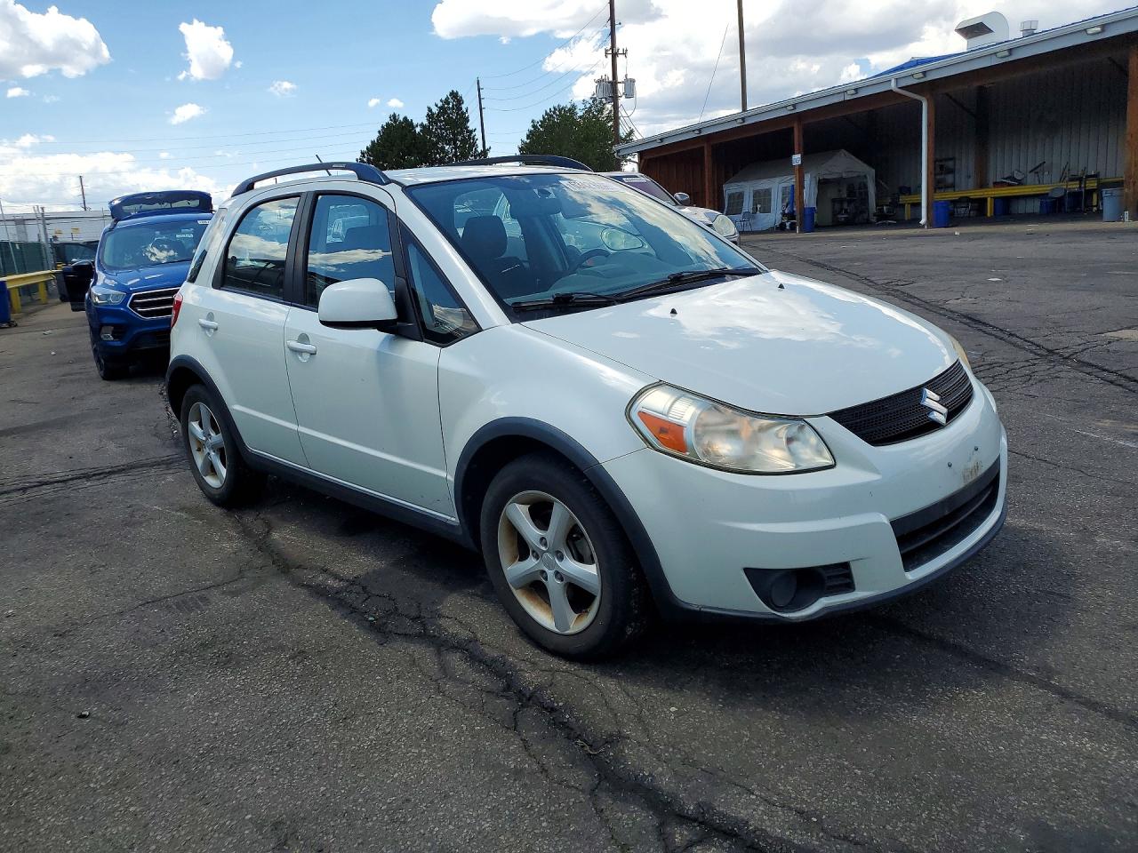 2009 Suzuki Sx4 Technology White vin: JS2YA413096201610
