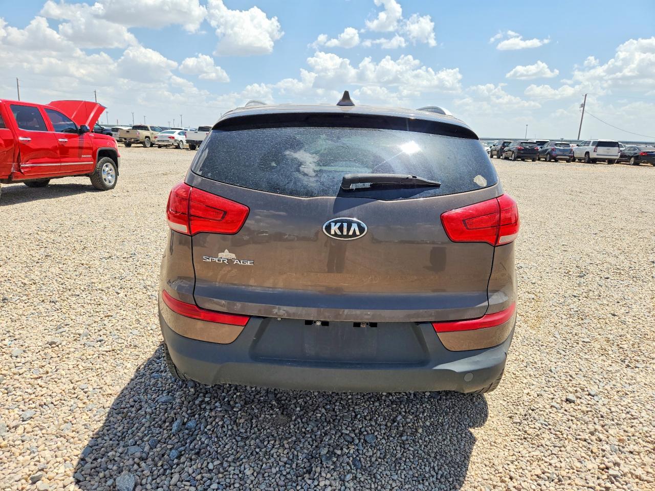 2015 Kia Sportage Lx Brown vin: KNDPB3ACXF7719713